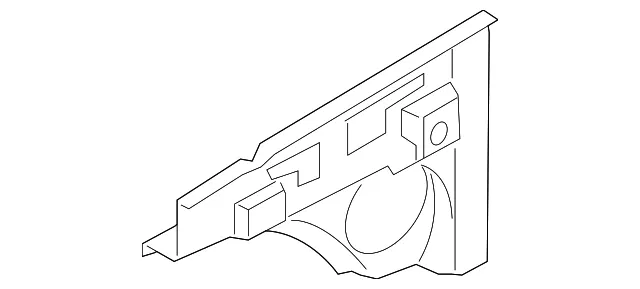 Reinforcement - Passenger Side (RH) - Kia (66766-3F100)