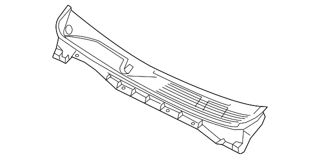 Cowl Top Cover Assembly, Center - Nissan (66862-3LM0A)
