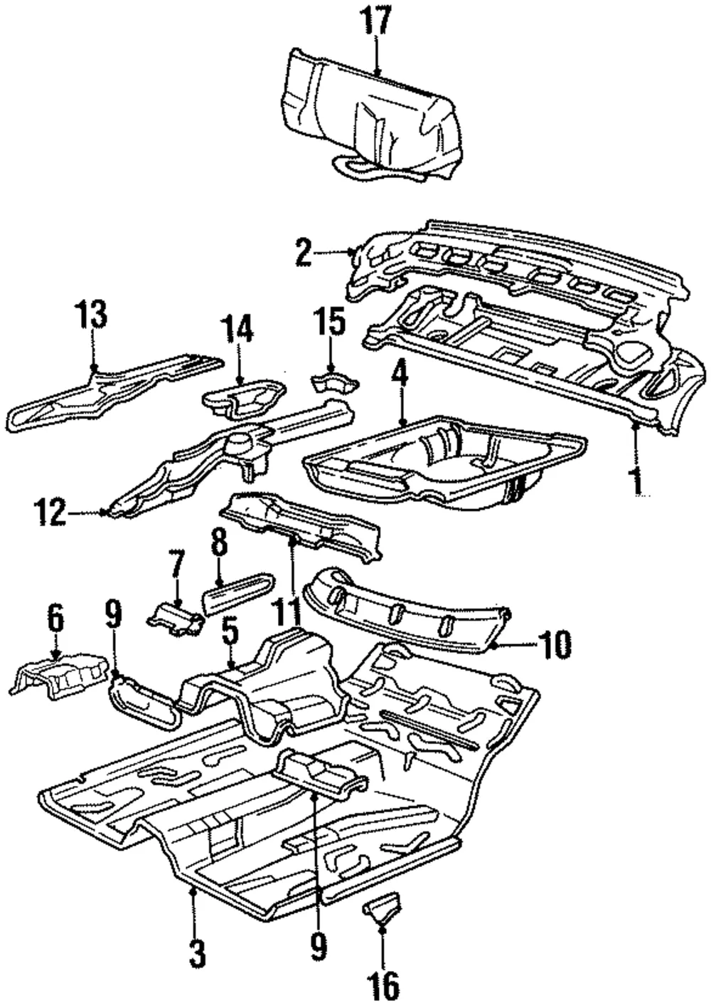 Side Member Spacer - Passenger Side (RH) - Volvo (6817332)