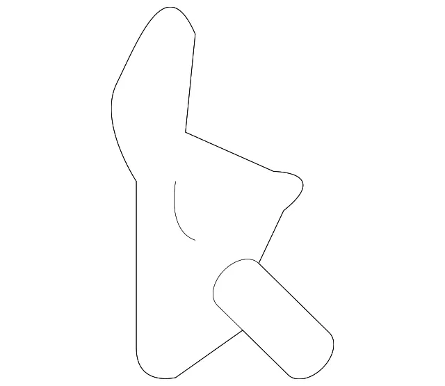 Aperture Panel Lower Bracket - Driver's Side (LH) - Kia (71117-M7000)