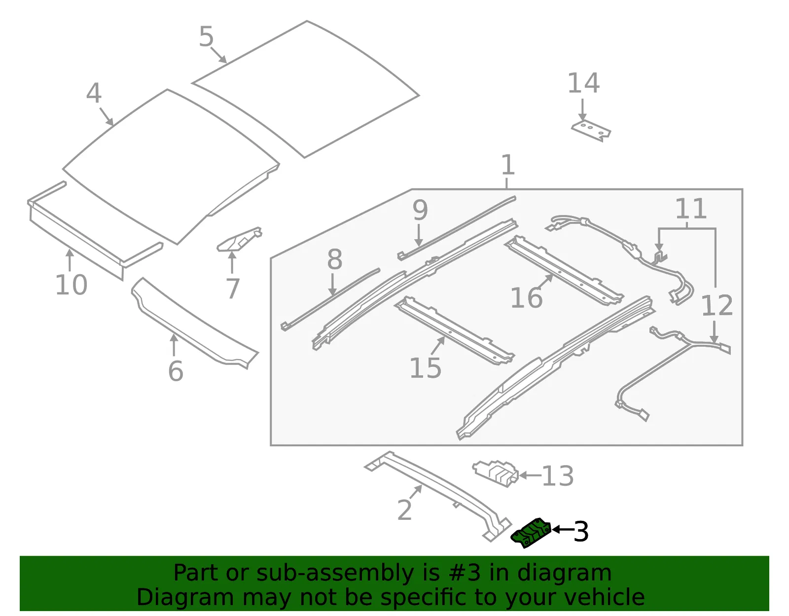 Cross-Member Mount Bracket - Kia (71378-3W000) - view 2