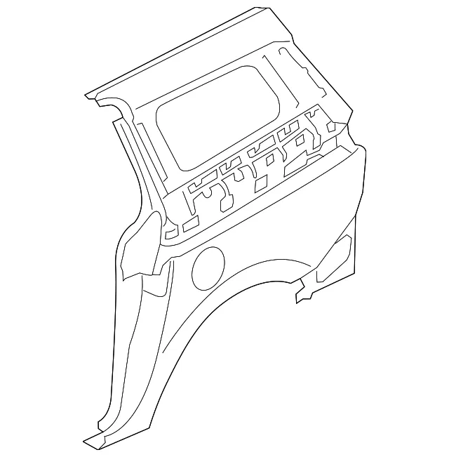 Side Panel - Passenger Side (RH) - Kia (71504-A9C00)