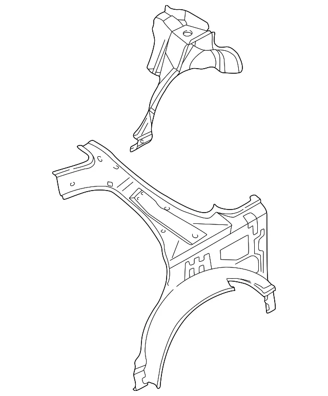 Inner Panel Assembly - Kia (71612-FD100)