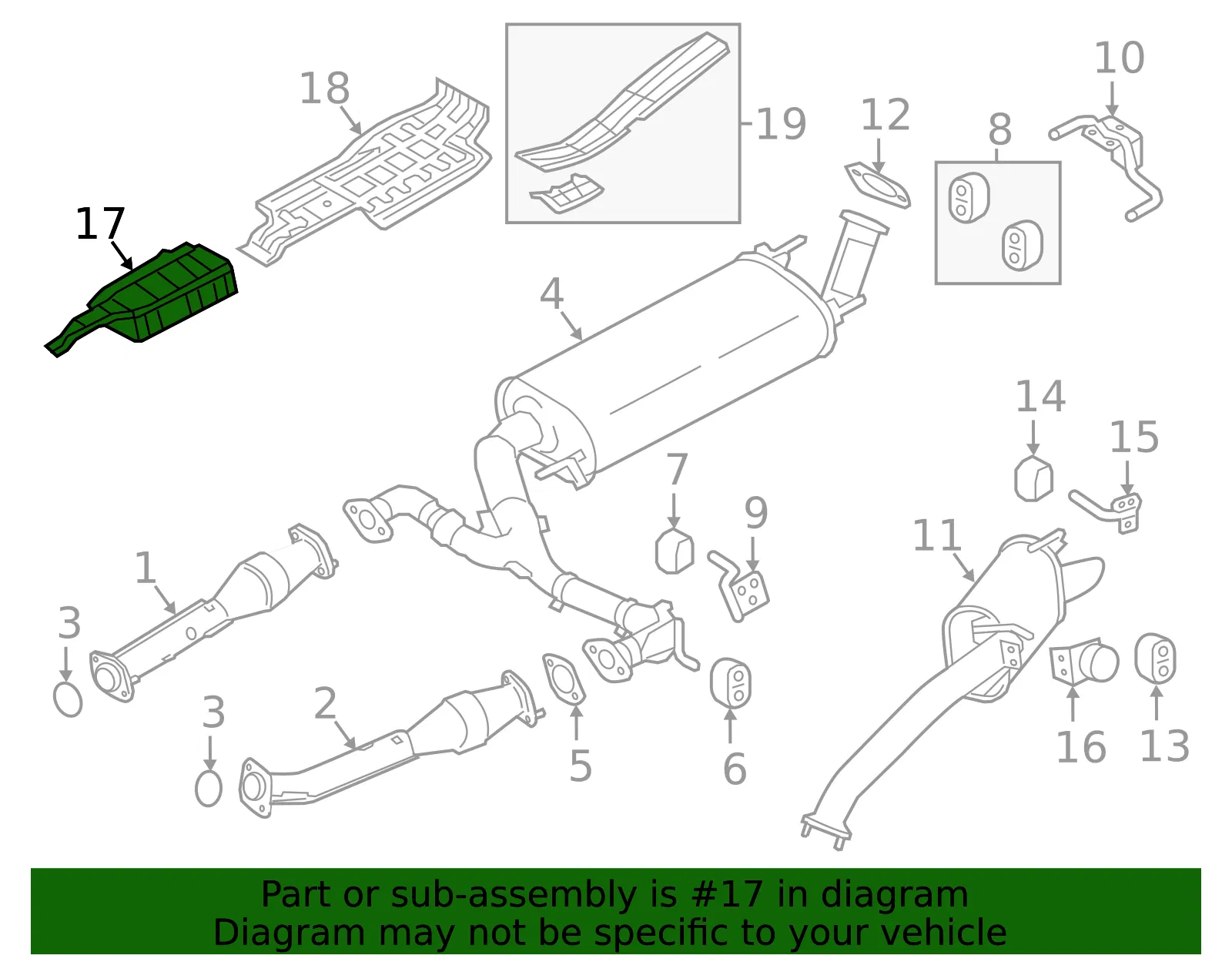 Heat Shield - Nissan (74752-1LA0A) - view 2