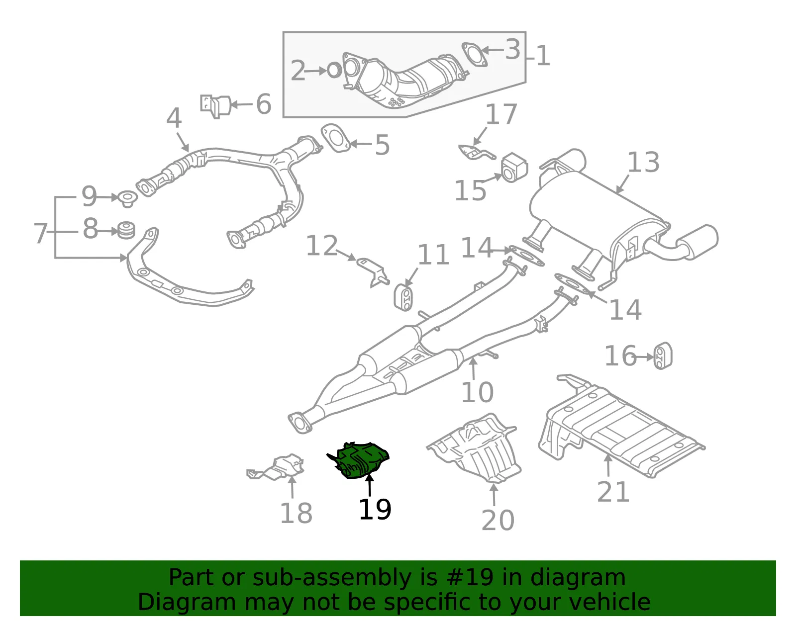 Heat Shield - Nissan (74753-EG000) - view 2