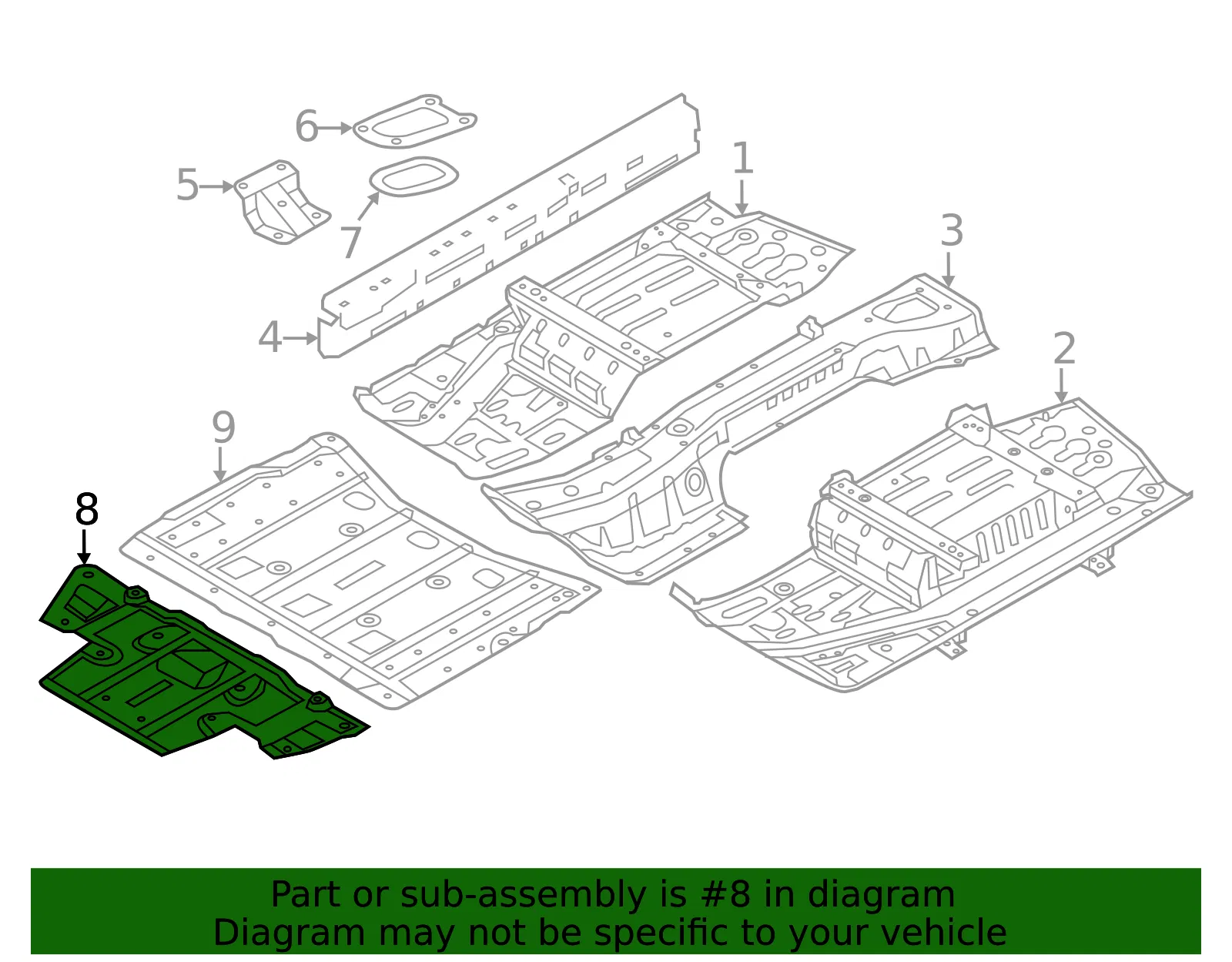 Front Cover - Nissan (74811-5SN0A) - view 2