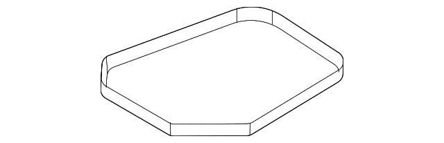 Trunk Floor Access Cover Seal - Nissan (74833-7JA0A)