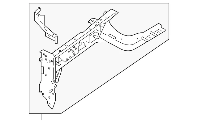 Side Member - Passenger Side (RH) - Nissan (G5110-6MA0A)
