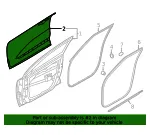 Outer Panel - Kia (76111-DB000) - view 4