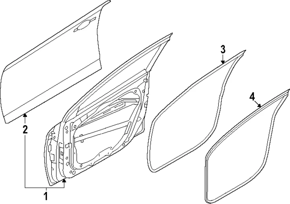 Outer Panel - Kia (76121-DO000)