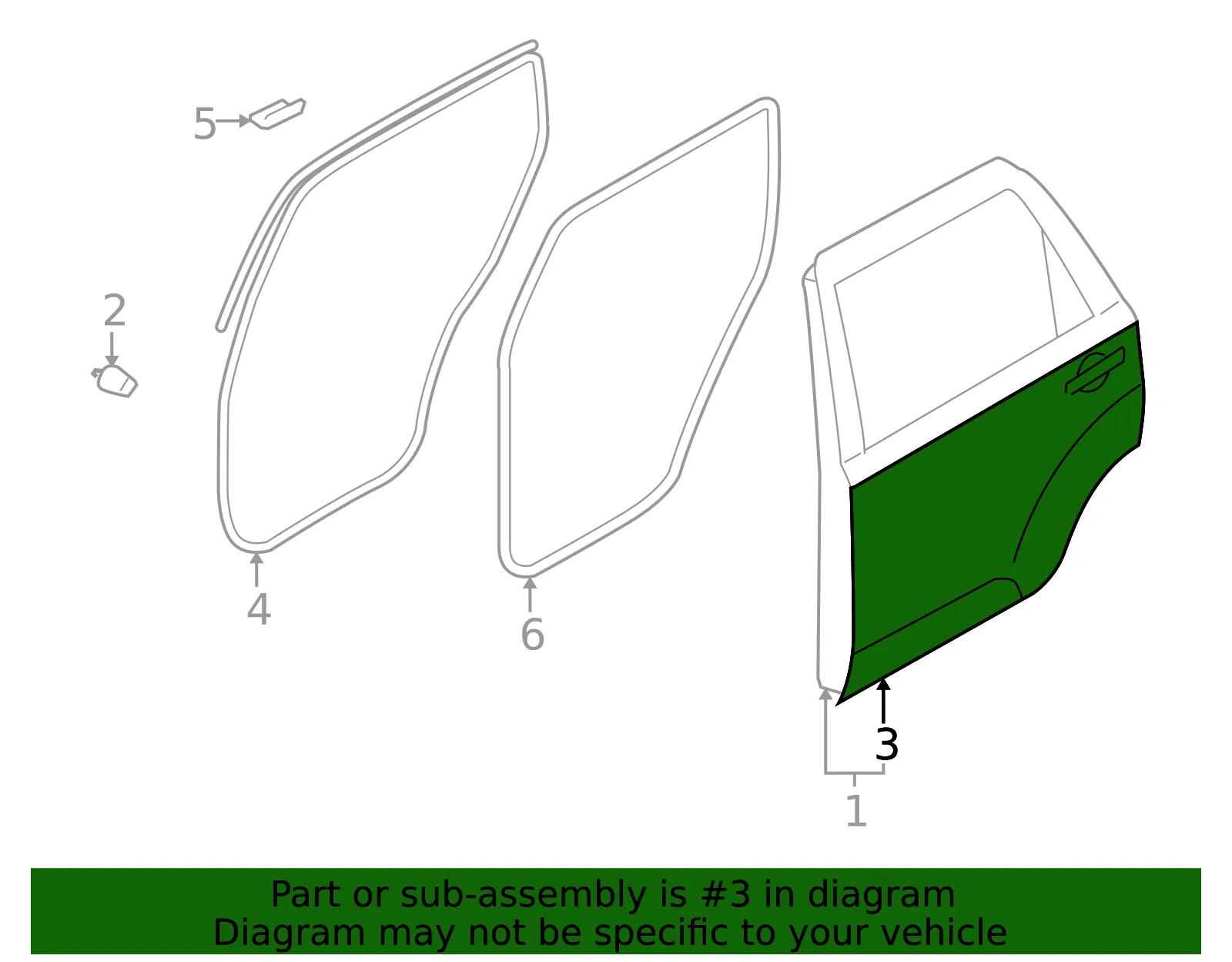 Outer Panel - Driver's Side (LH) - Kia (77111-2J010) - view 2