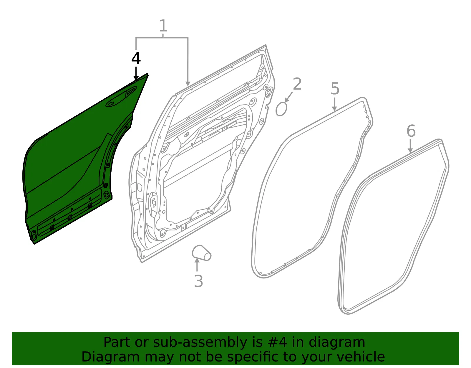 Outer Panel - Kia (77111-C6000) - view 2