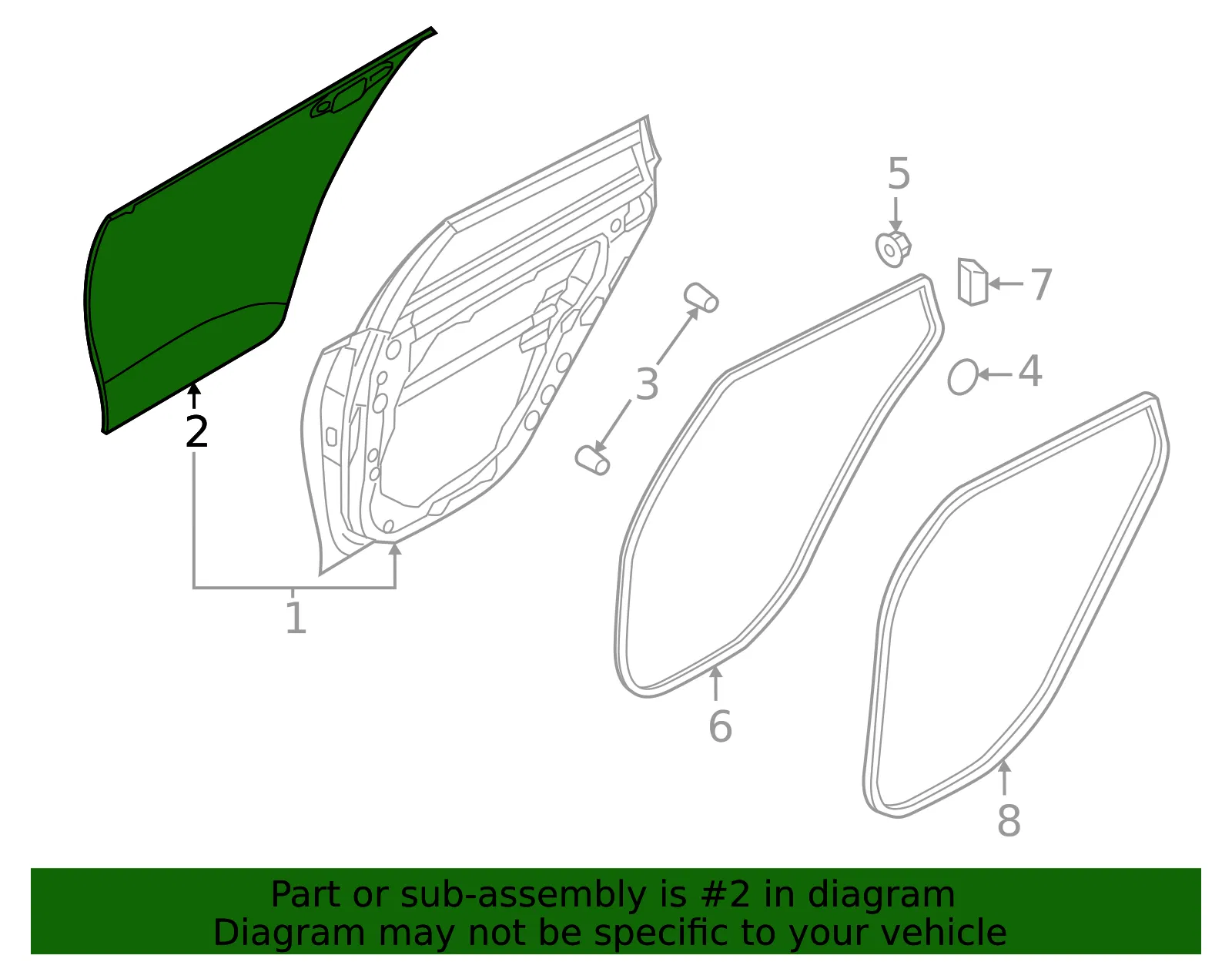 Outer Panel - Kia (77111-D4000A) - view 2