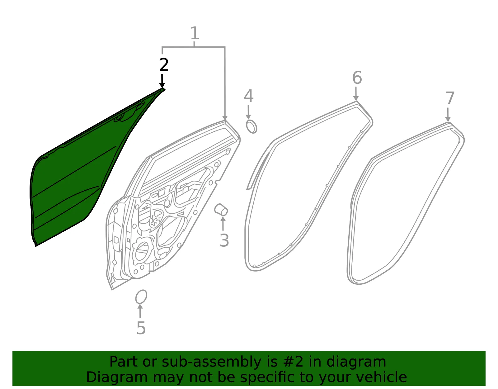 Outer Panel - Kia (77111-H8000) - view 2