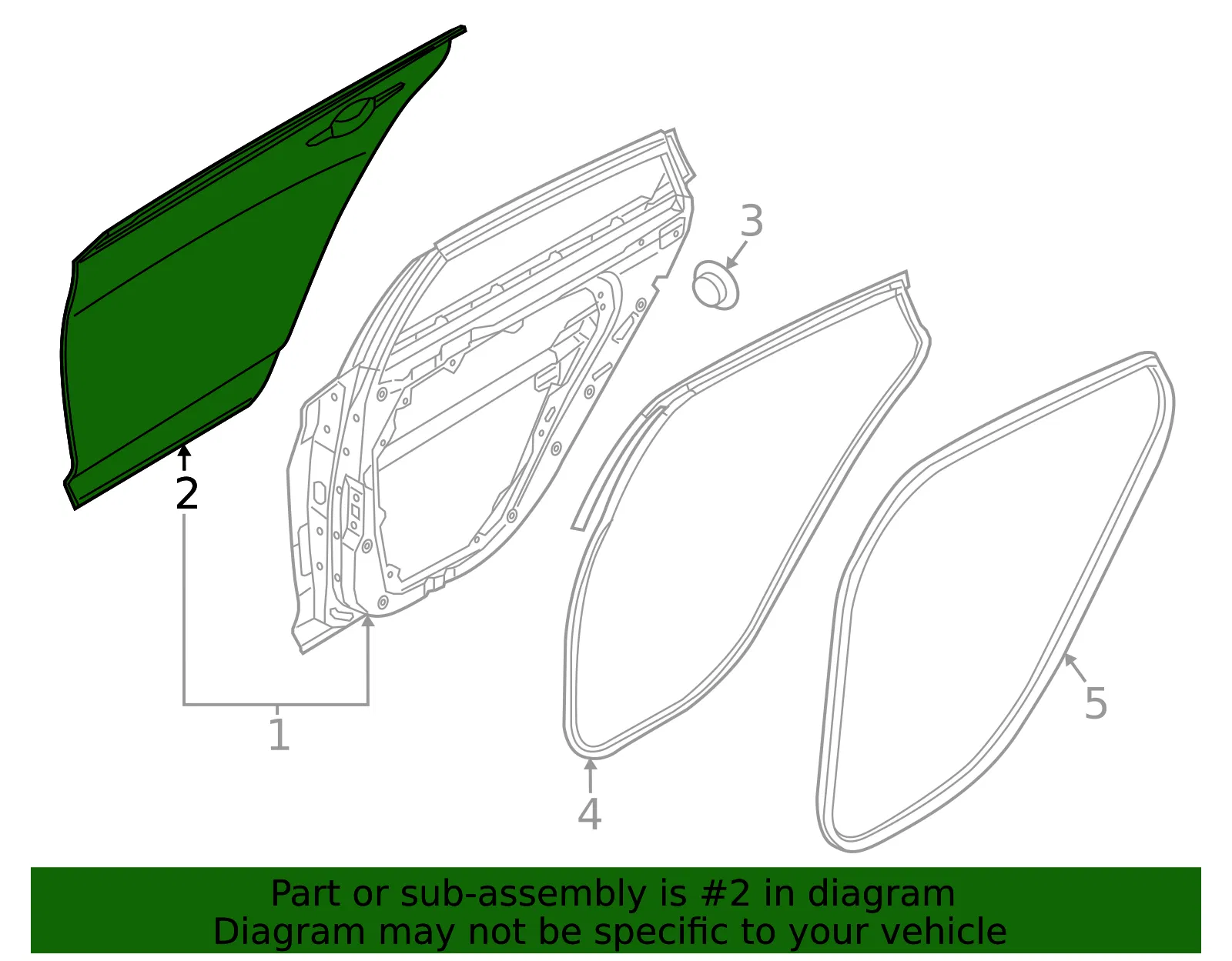 Outer Panel - Kia (77111-L2000) - view 2