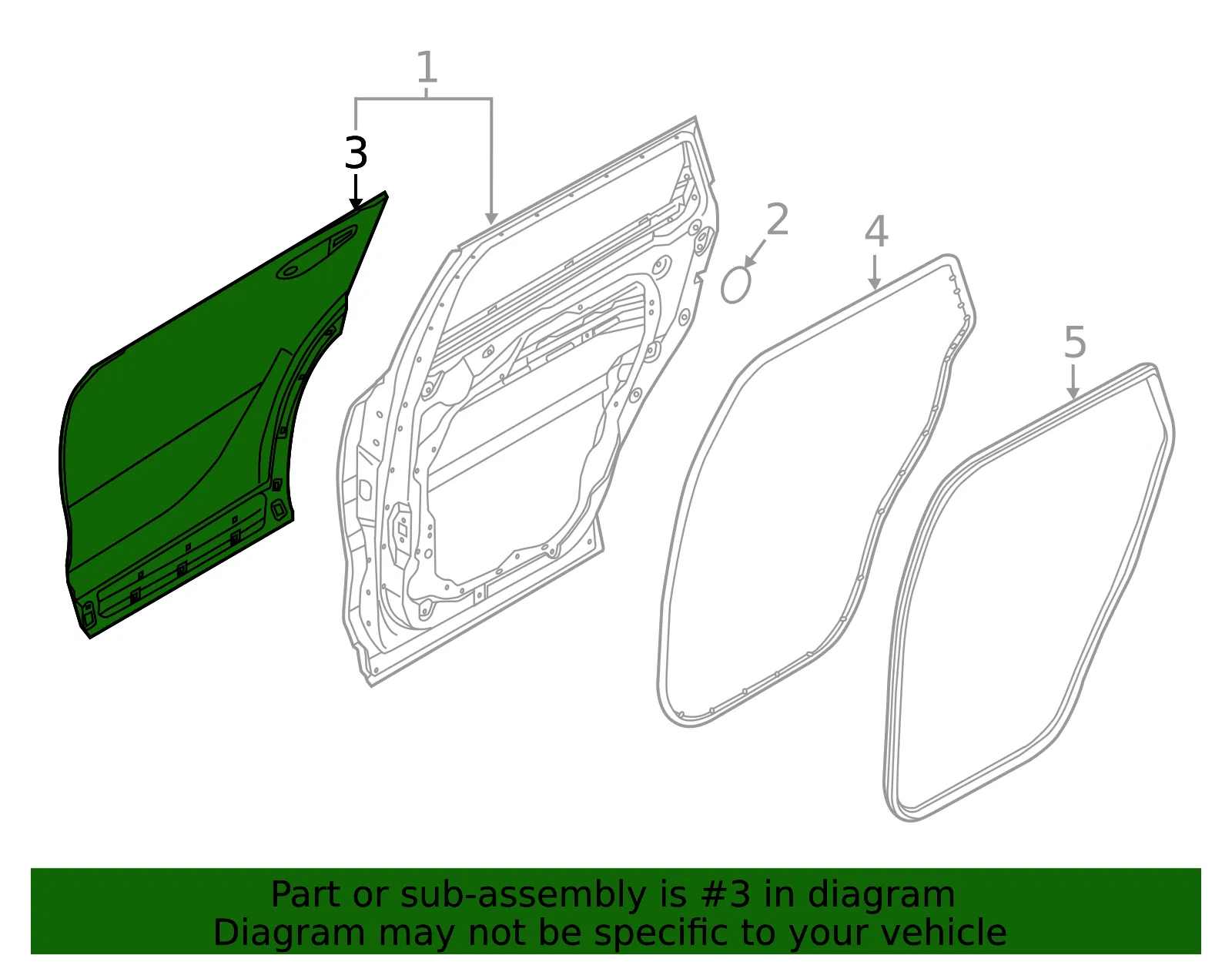 Outer Panel - Kia (77111-P2000) - view 2