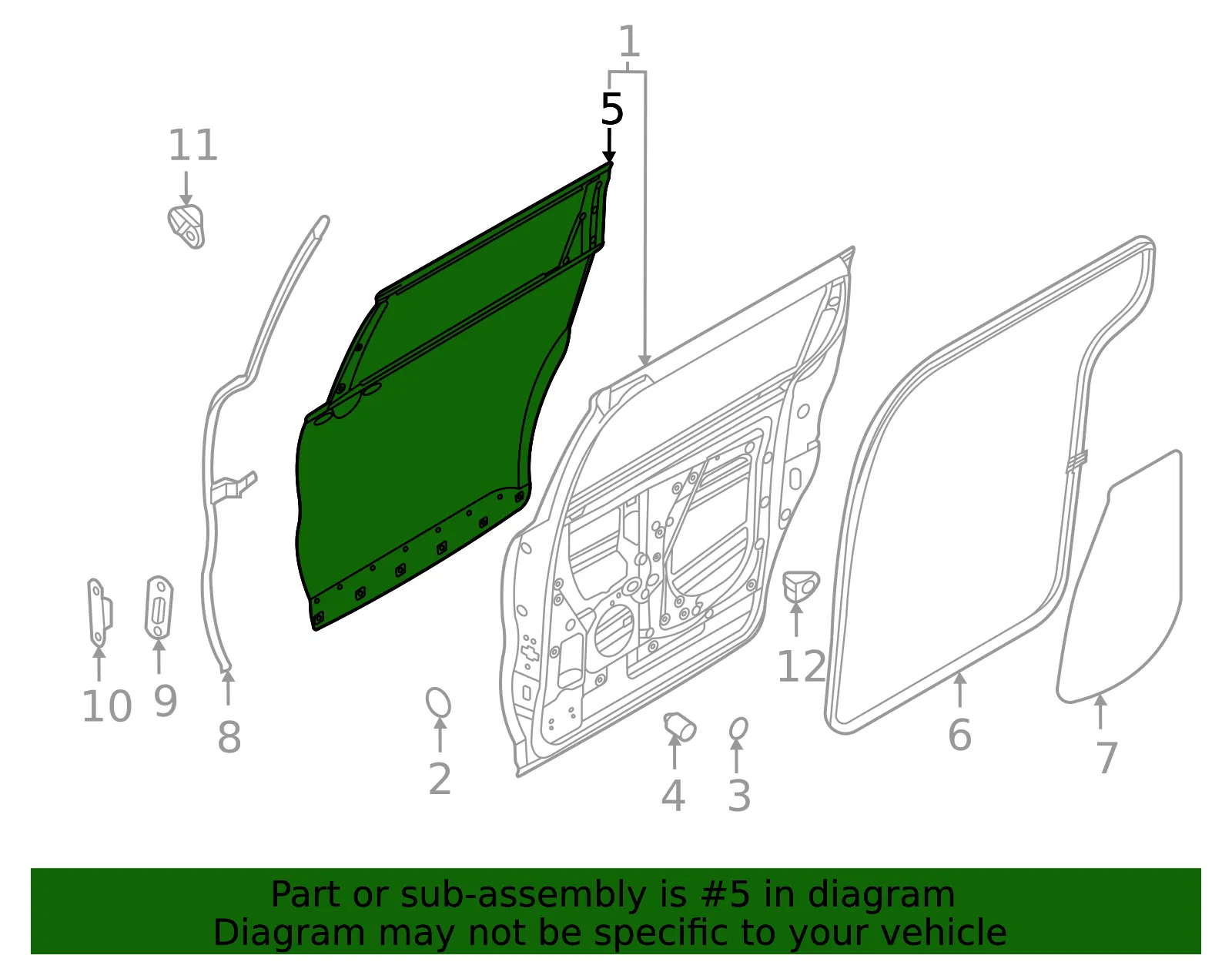 Outer Panel - Kia (77111-R0000) - view 2
