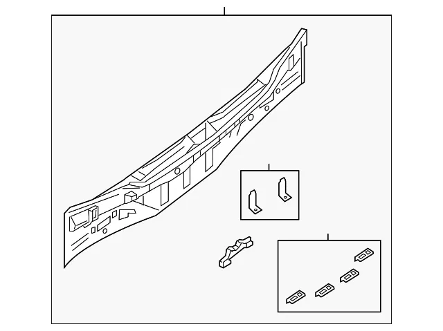 Rear Upper Panel - Nissan (79110-3TA0A)