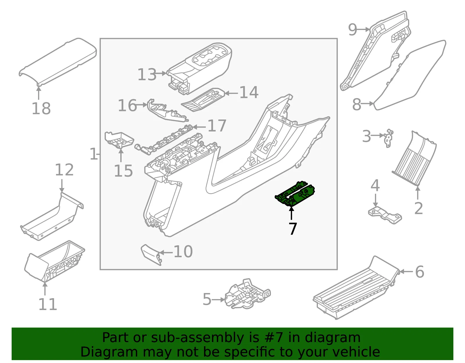Storage Box Support Bracket - Volvo (80000370) - view 2