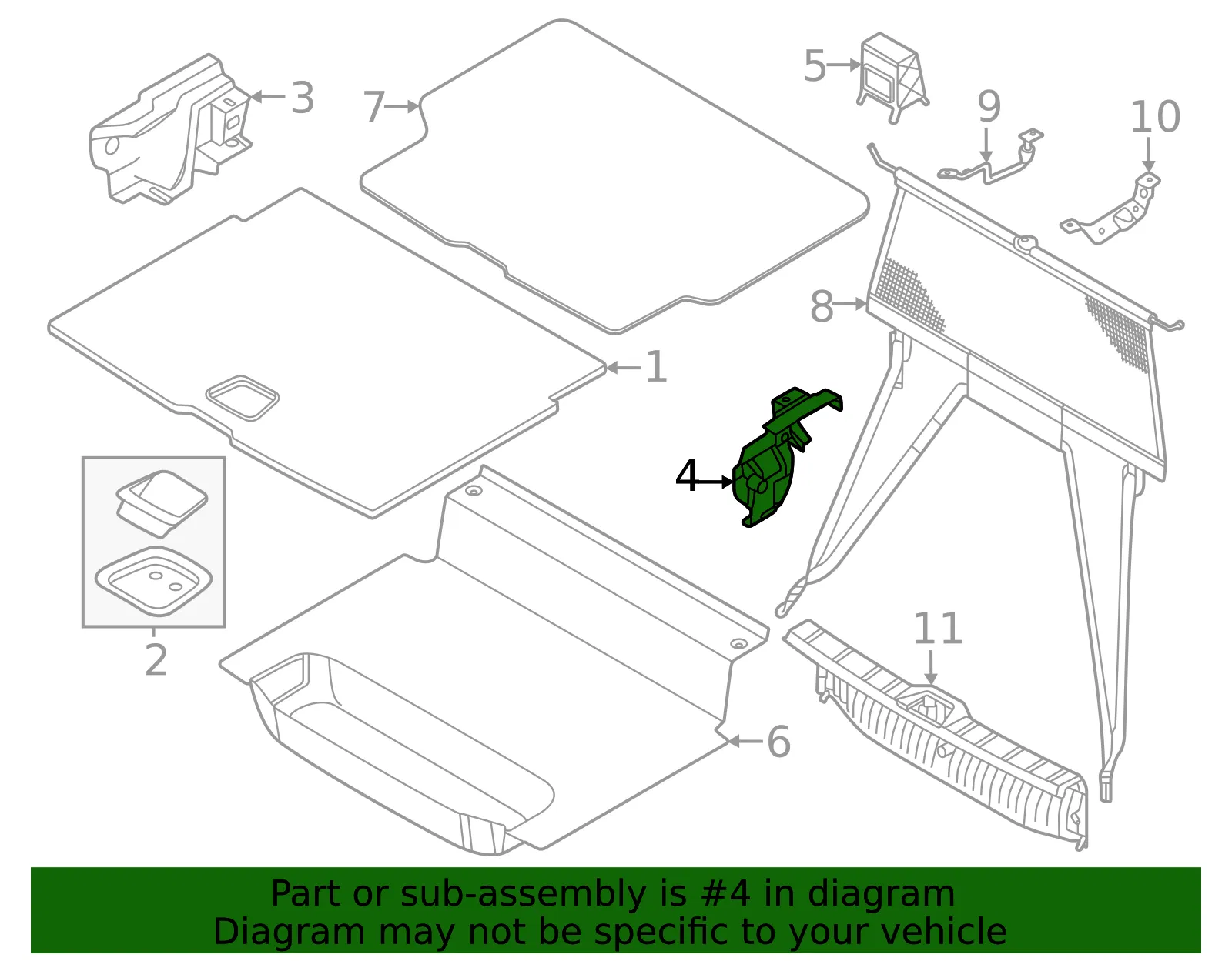 Side Support - Volvo (80001069) - view 2