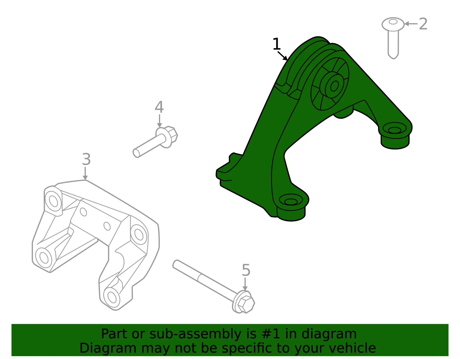 Mount Bracket - Volvo (80001475) - view 2