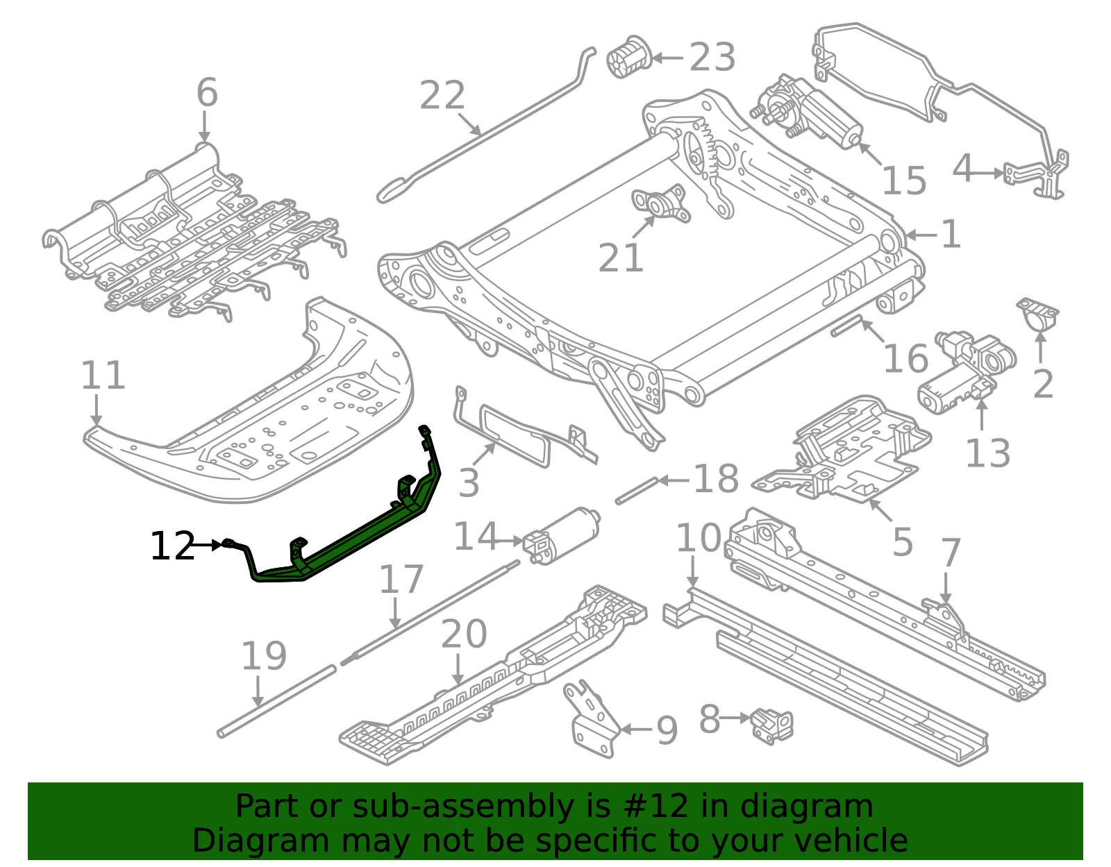 Front Extension Bracket - Volvo (80002029) - view 2