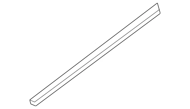 Belt Weather-Strip - Passenger Side (RH) - Nissan (80834-3JA0C)