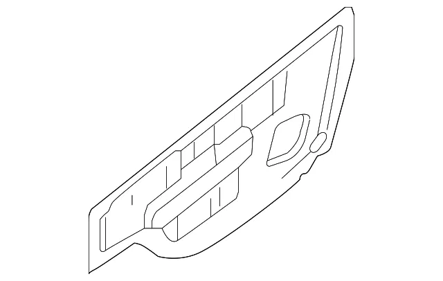 Water Shield - Passenger Side (RH) - Nissan (80860-3SG0A)