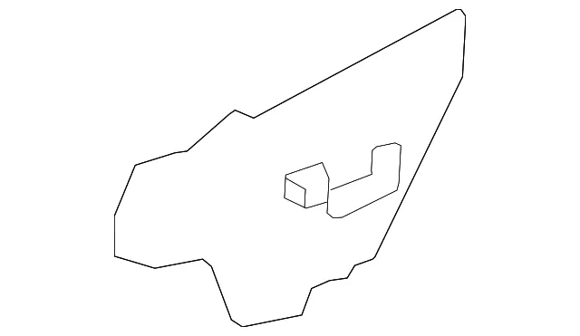 Water Shield - Passenger Side (RH) - Nissan (80860-6MA0A)