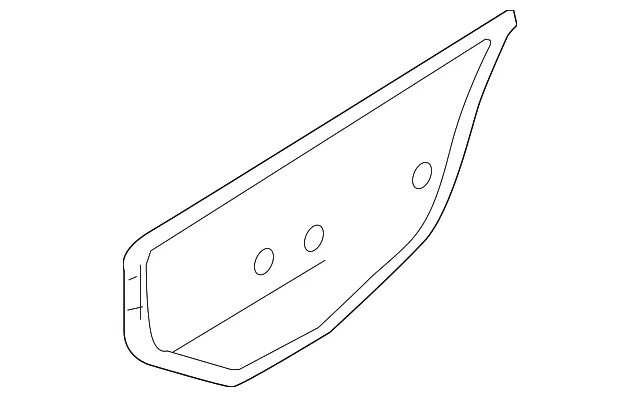 Water Shield - Passenger Side (RH) - Nissan (80860-JF00B)