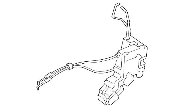 Lock Assembly - Driver's Side (LH) - Kia (81322-1G000)