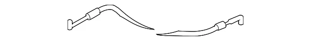 Lock Cable - Passenger Side (RH) - Kia (81372-3F020)