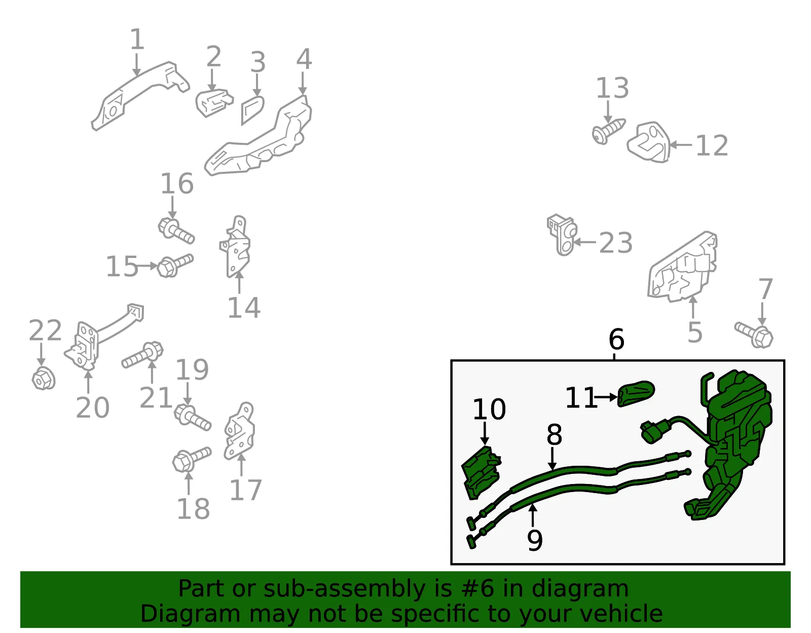 Lock Assembly - Kia (81420-2T501) - view 2