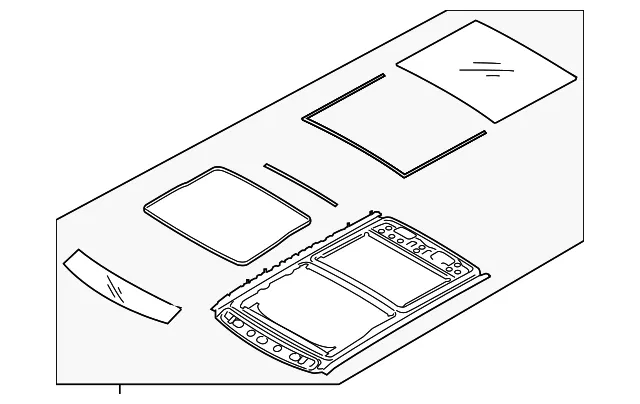 Sunroof Frame - Kia (81610-B2000)