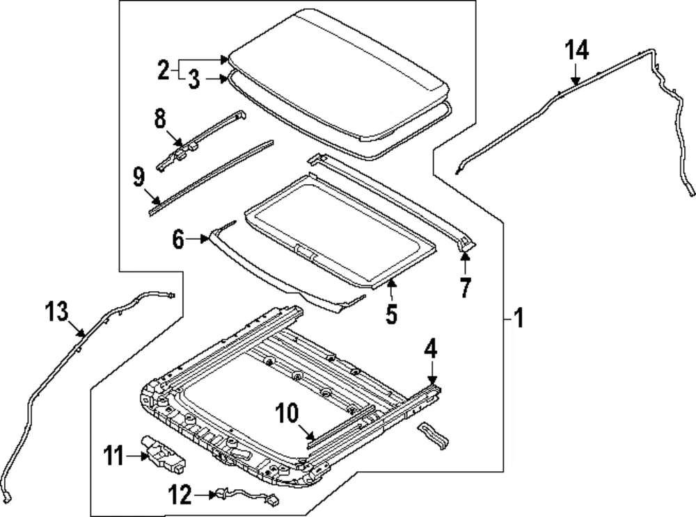 Guide Assembly - Kia (81647-DO000)