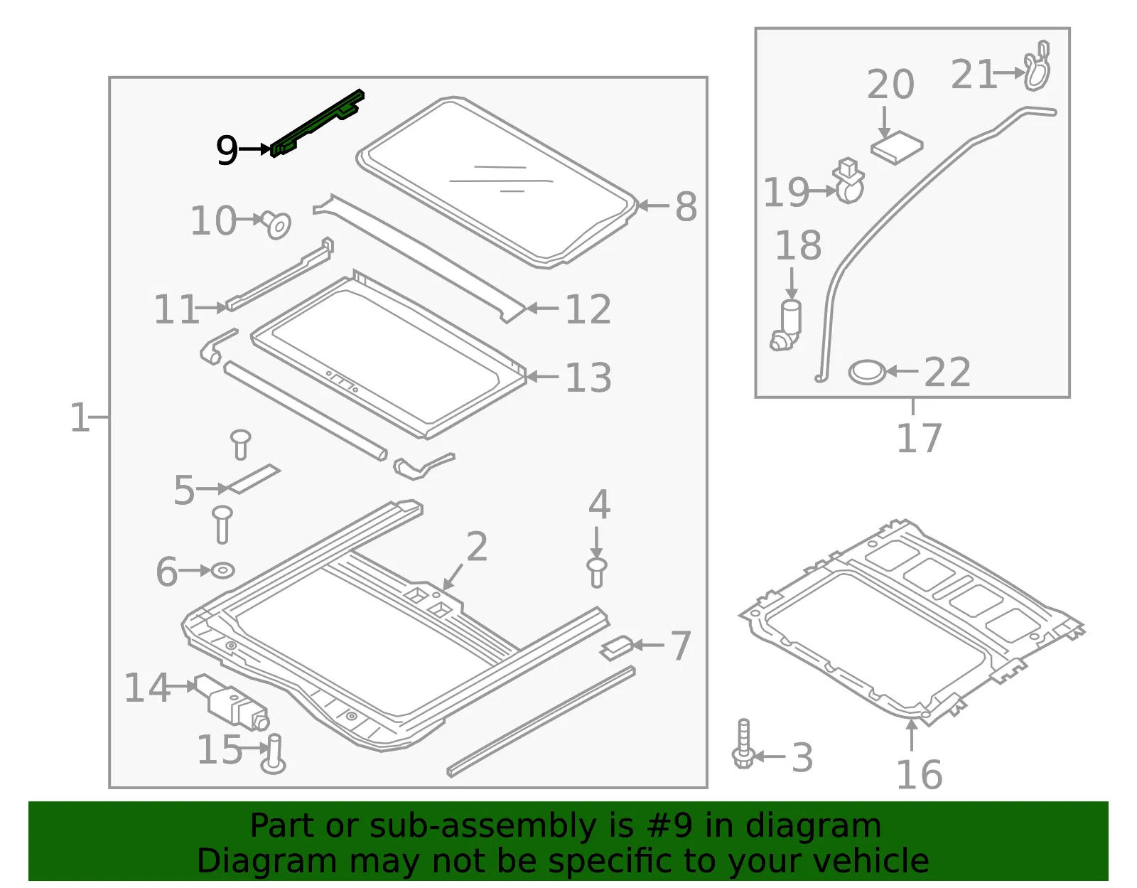 Guide - Driver's Side (LH) - Kia (81647-0U000) - view 2
