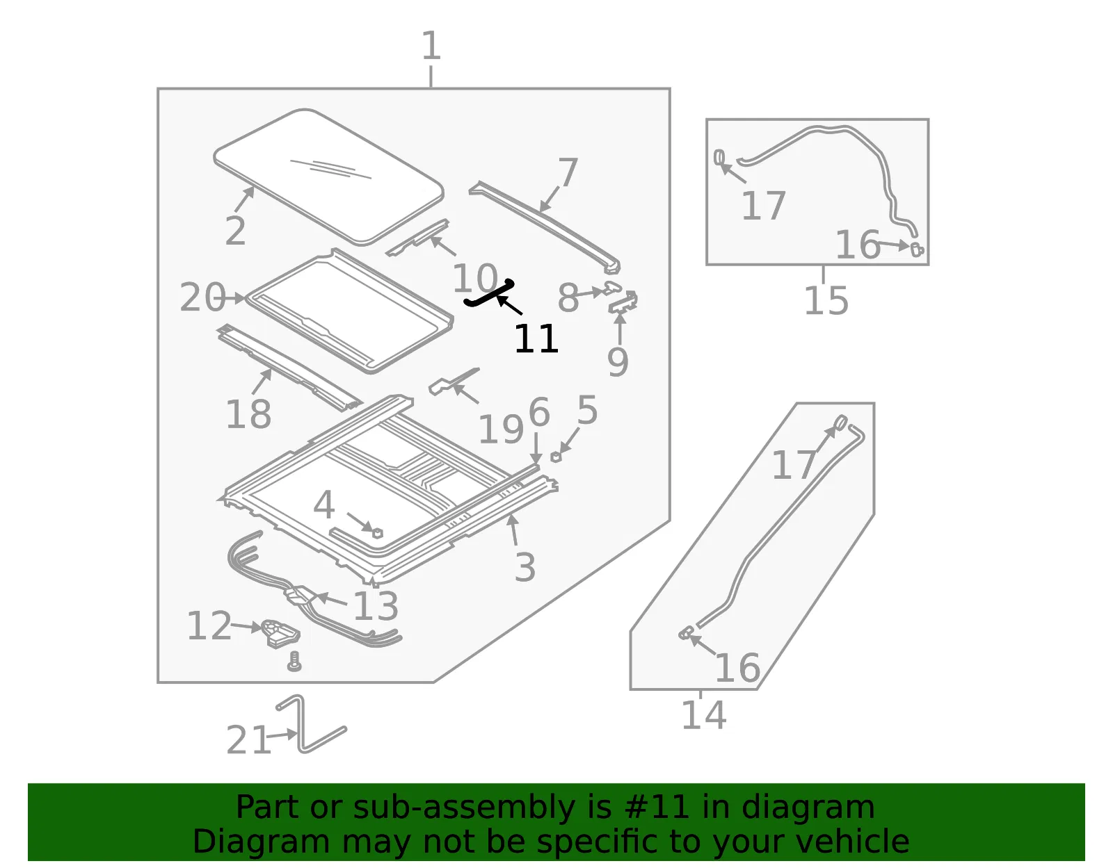 Link Assembly - Driver's Side (LH) - Kia (81655-3E000) - view 2