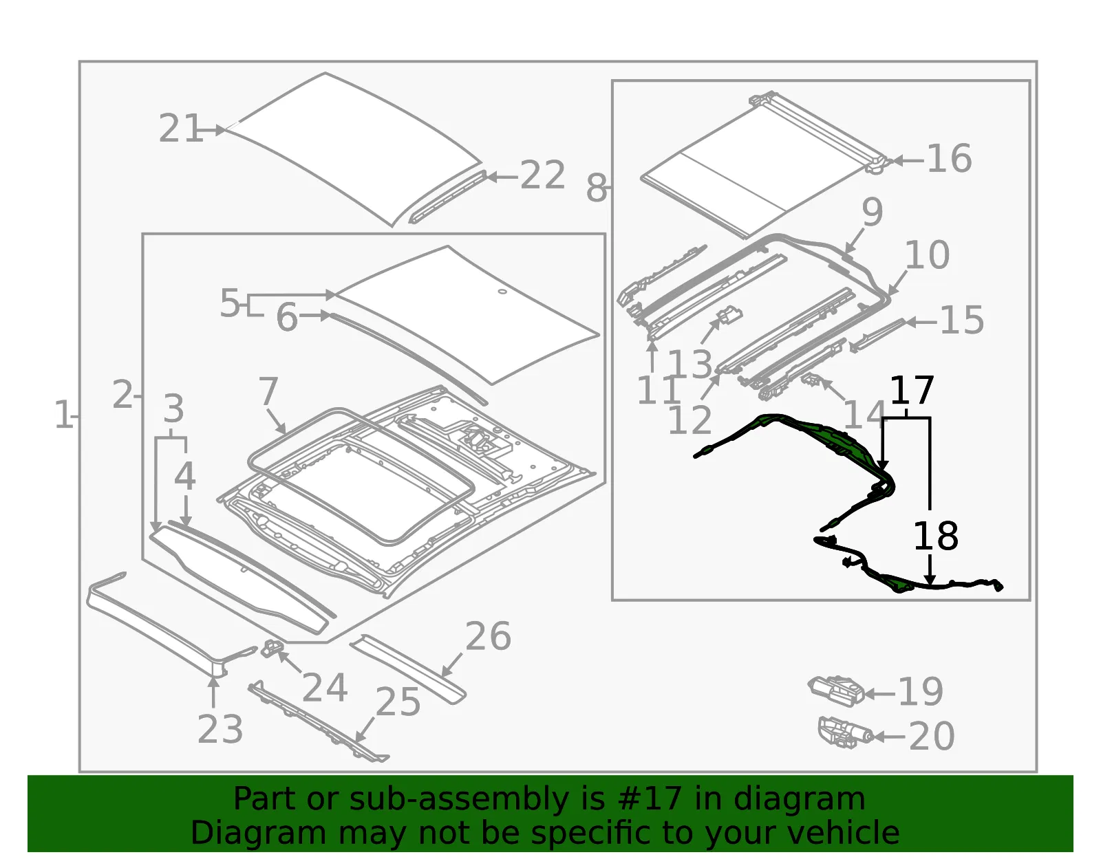 Drive Cable Assembly - Kia (81660-L2500) - view 2
