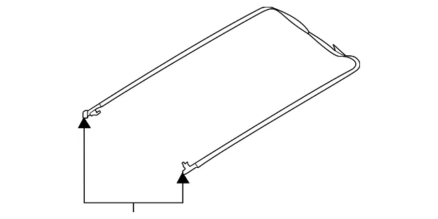 Drive Cable Assembly - Kia (81660-P2000)