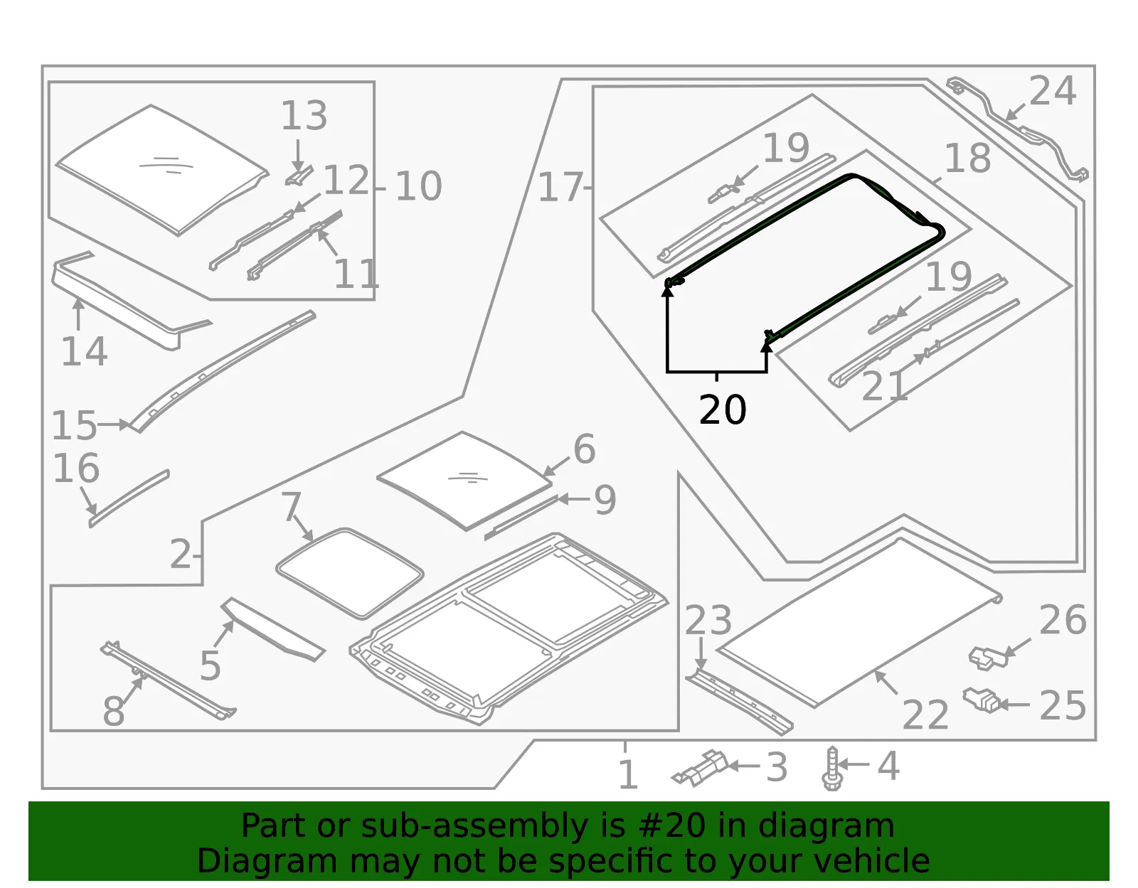 Drive Cable Assembly - Kia (81660-P2000) - view 2