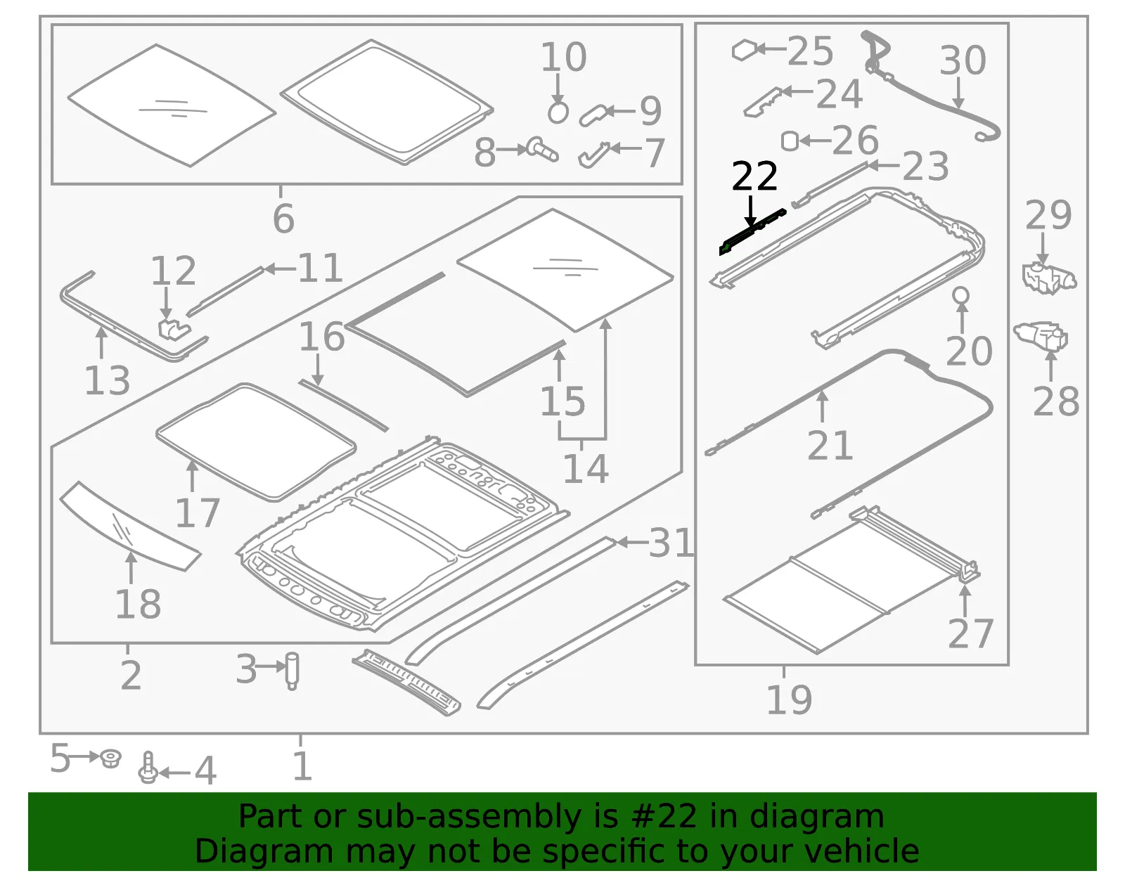Guide - Driver's Side (LH) - Kia (81677-B2000) - view 2