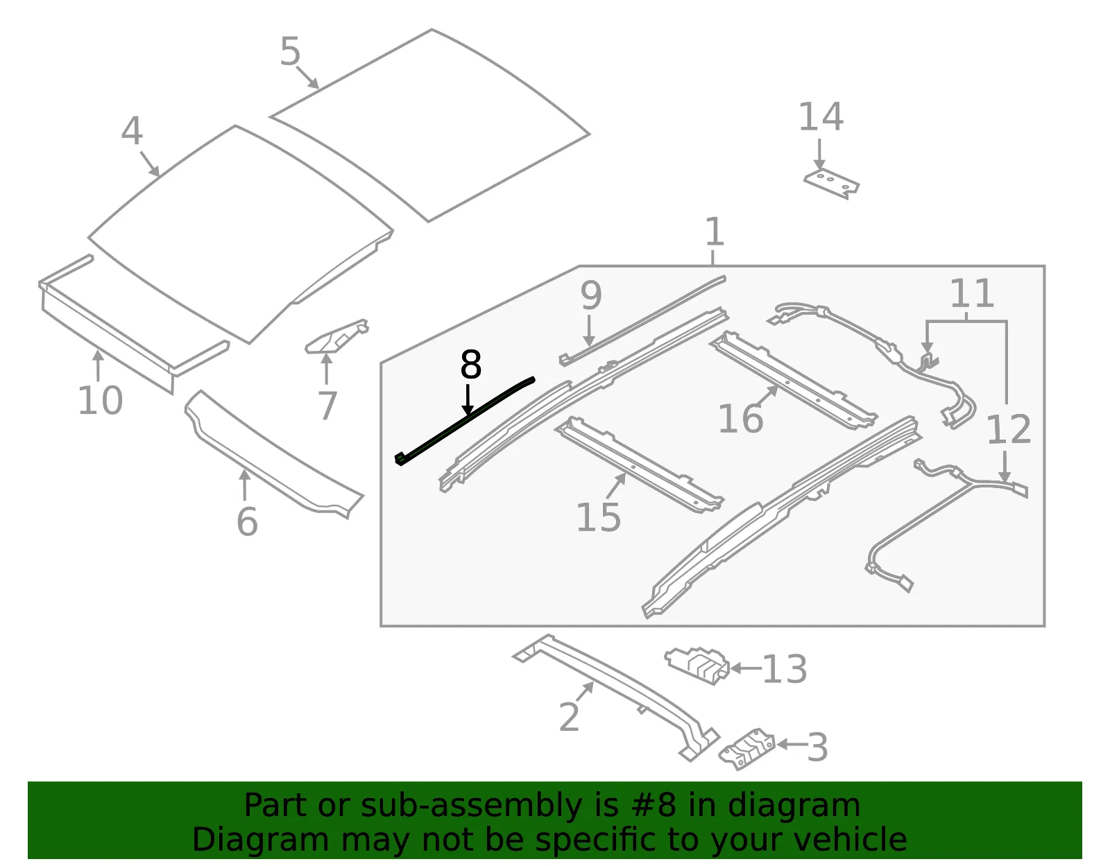 Cable & Guide - Kia (81681-3W005) - view 2