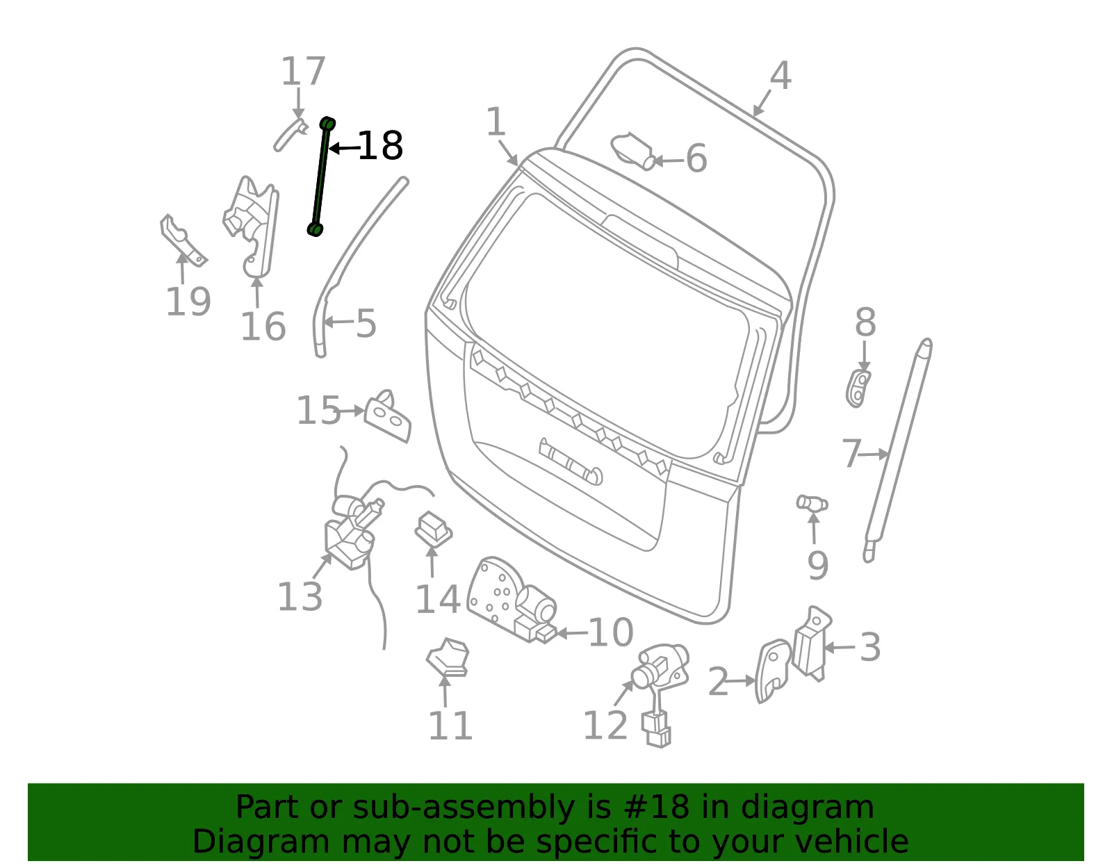 Control Rod - Kia (81771-4D100) - view 2