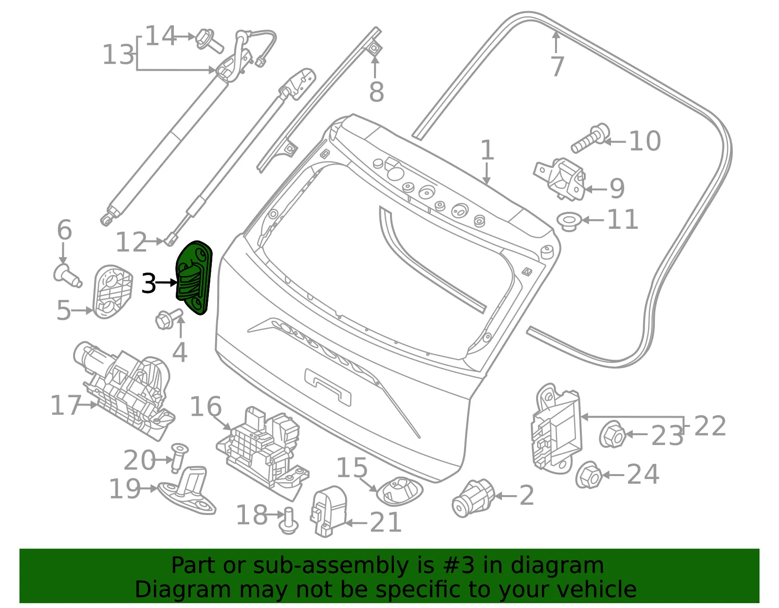 Guide Wedge - Kia (81772-AT000) - view 2