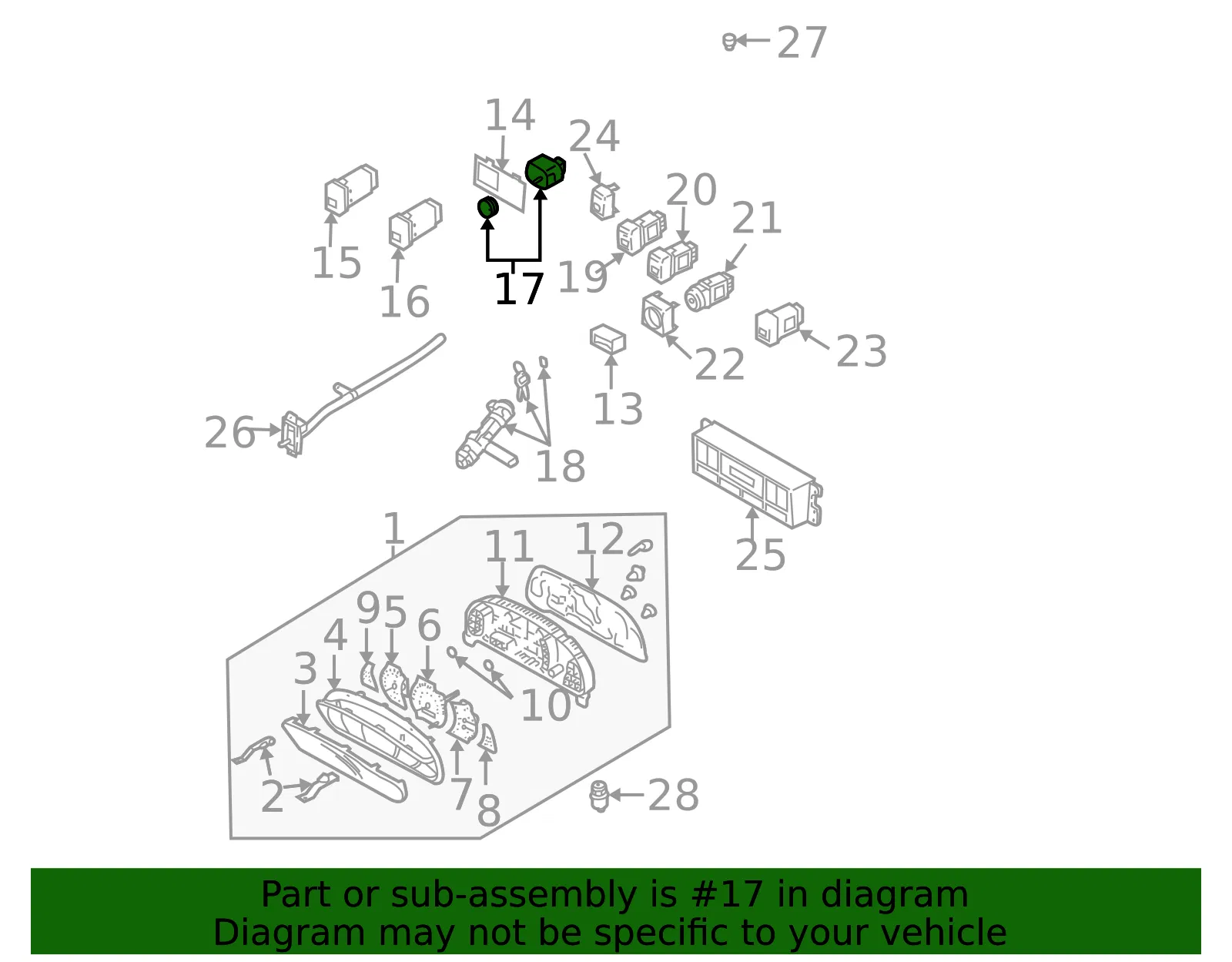 Lock Set - Kia (81905-3E200) - view 2