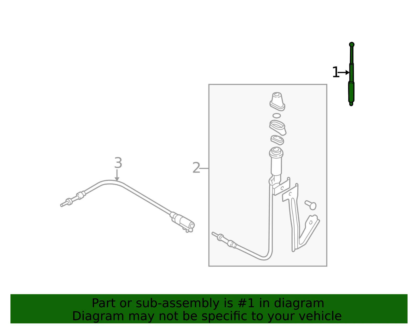 Antenna Mast - Mazda (81f02) - view 2
