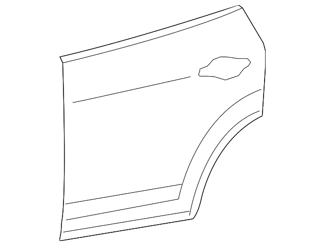 Outer Panel - Passenger Side (RH) - Nissan (H2152-6MAMA)