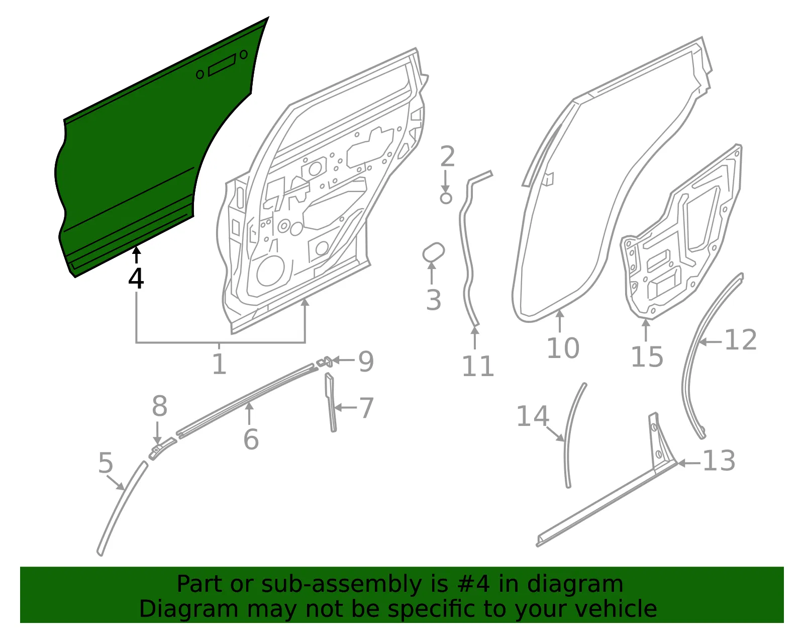 Outer Panel - Nissan (82153-7BA1A) - view 2