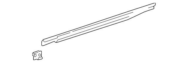 Belt Weather-Strip - Passenger Side (RH) - Kia (82220-3C000)