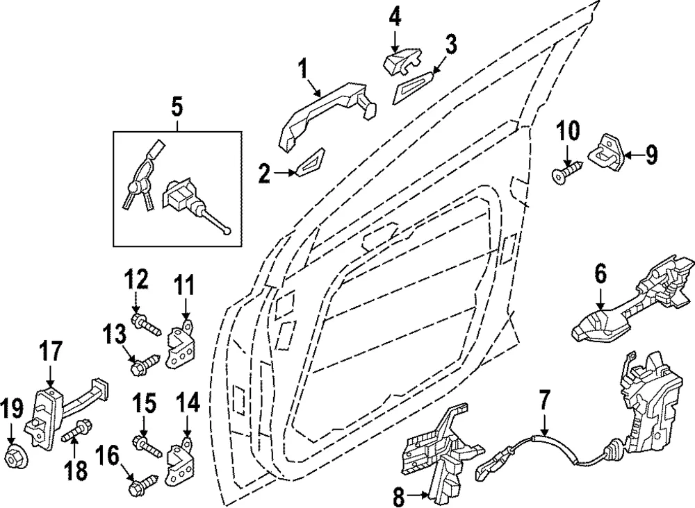 Retainer - Kia (82482-DW000)